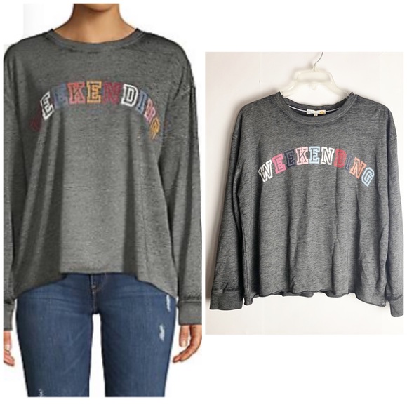 C&C California Tops - New C&C California Weekending Sweatshirt Top Gray